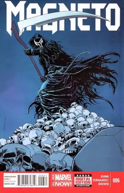 Magneto, Vol. 3 #6 Regular Declan Shalvey Cover comic book cover, 2014