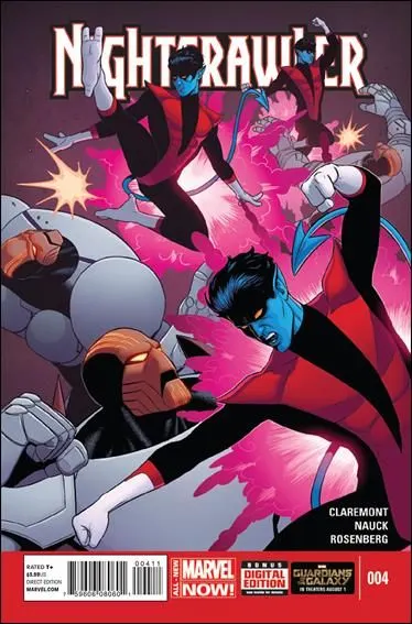 Nightcrawler, Vol. 4 #4 comic book cover, 2014