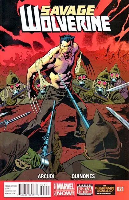 Savage Wolverine #21 comic book cover, 2014