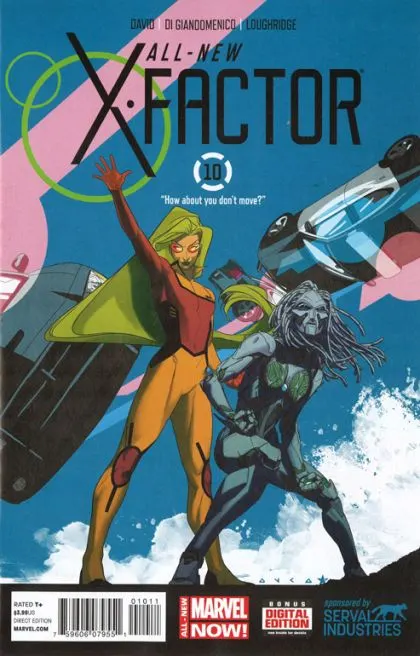 All-New X-Factor #10 comic book cover, 2014