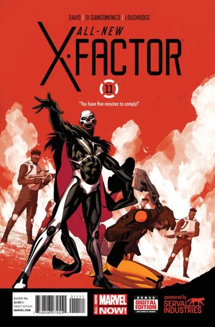 All-New X-Factor #11 comic book cover, 2014