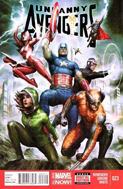 Uncanny Avengers, Vol. 1 #23 Regular Agustin Alessio Cover comic book cover, 2014