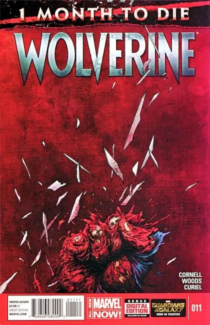 Wolverine, Vol. 6 #11 Regular Steve McNiven Cover comic book cover, 2014