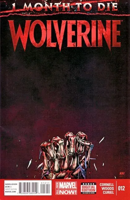 Wolverine, Vol. 6 #12 Steve McNiven Regular comic book cover, 2014