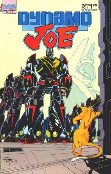 Dynamo Joe #1 comic book cover, 1986