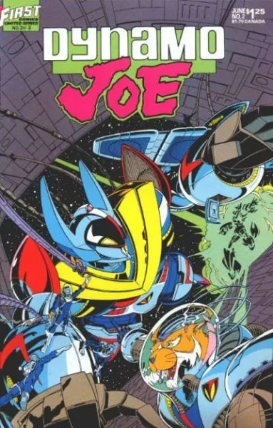 Dynamo Joe #2 comic book cover, 1986