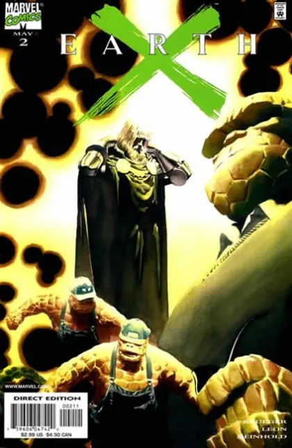 Earth X #2 Alex Ross Regular comic book cover, 1999