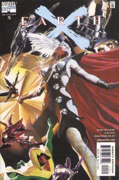 Earth X #5 Alex Ross Regular comic book cover, 1999