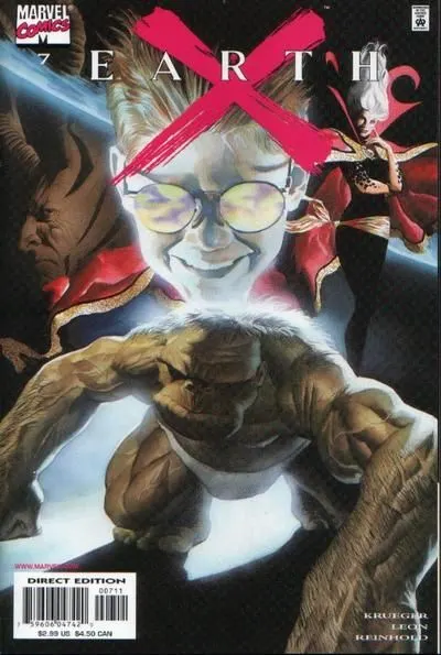 Earth X #7 comic book cover, 1999