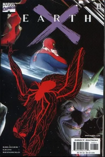 Earth X #8 comic book cover, 1999