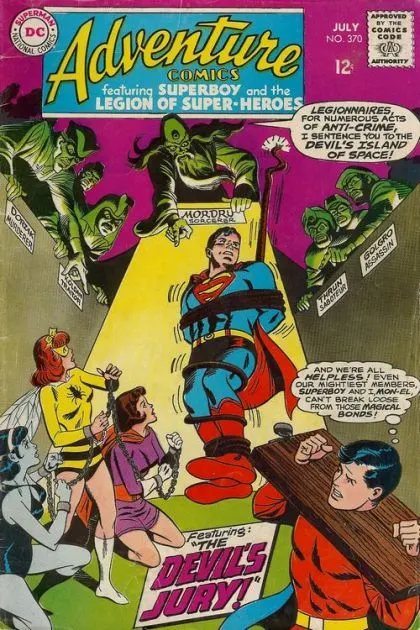 Adventure Comics, Vol. 1 #370 comic book cover, 1968