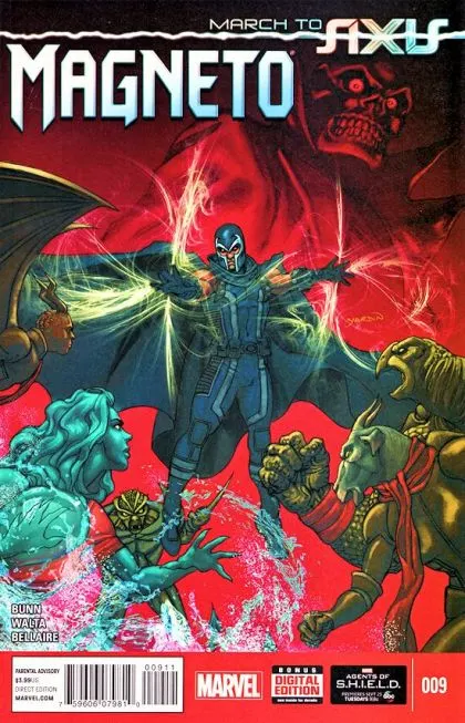 Magneto, Vol. 3 #9 comic book cover, 2014