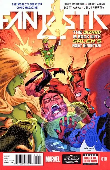 Fantastic Four, Vol. 5 #10 comic book cover, 2014