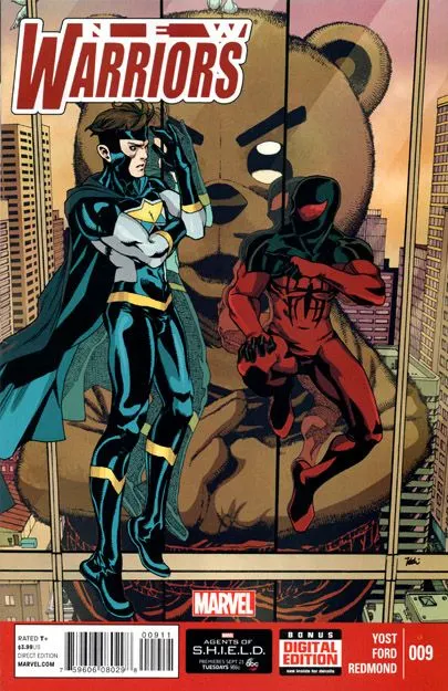 New Warriors, Vol. 5 #9 comic book cover, 2014
