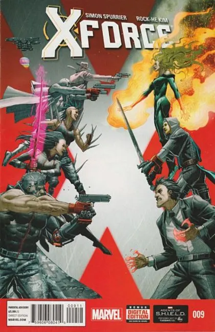 X-Force, Vol. 4 #9 comic book cover, 2014