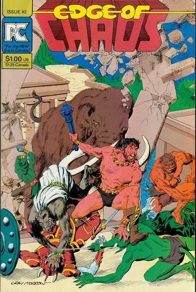 Edge of Chaos #2 comic book cover, 1983