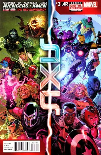 Avengers & X-Men: Axis #3 Regular Jim Cheung Cover comic book cover, 2014