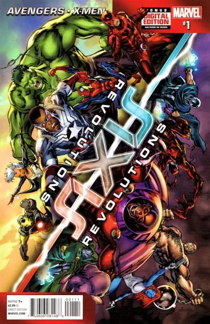 Axis Revolutions #1 comic book cover, 2014