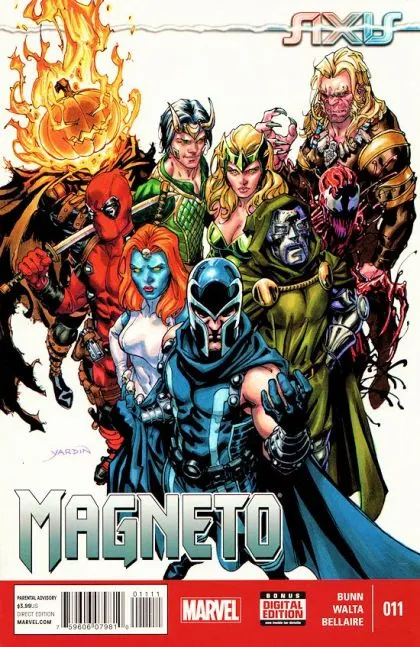 Magneto, Vol. 3 #11 comic book cover, 2014