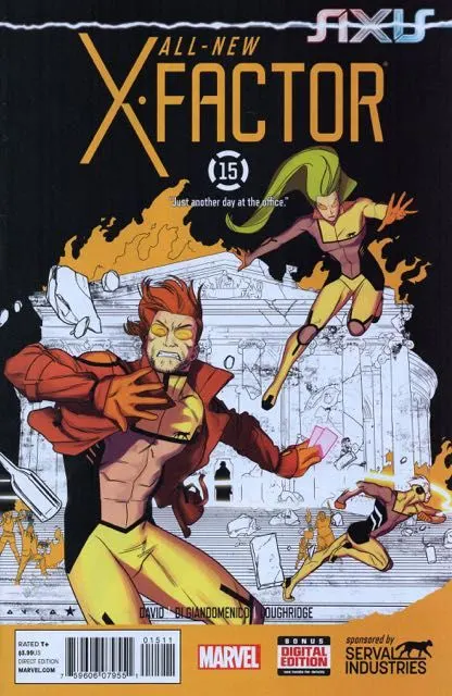 All-New X-Factor #15 comic book cover, 2014