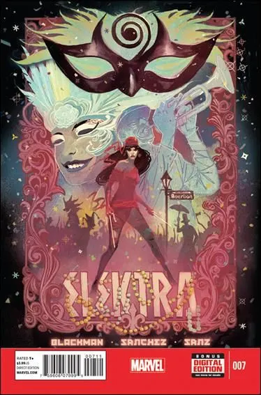 Elektra, Vol. 3 #7 comic book cover, 2014