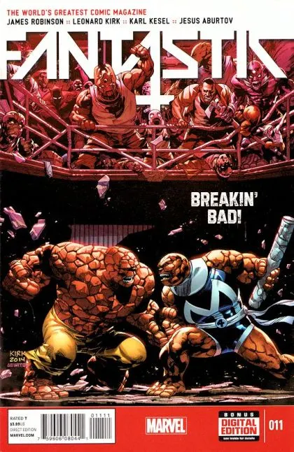 Fantastic Four, Vol. 5 #11 comic book cover, 2014
