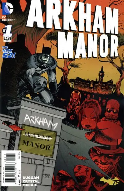 Arkham Manor #1 comic book cover, 2014