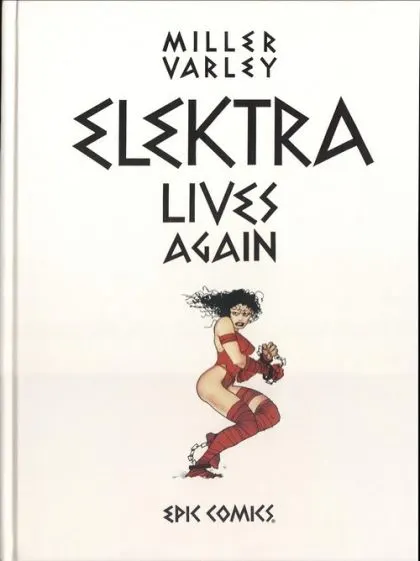 Elektra Lives Again #HC-A comic book cover, 1990