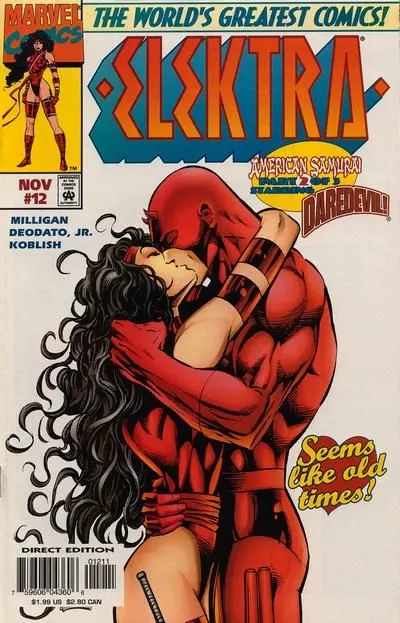 Elektra, Vol. 1 #12 comic book cover, 1997