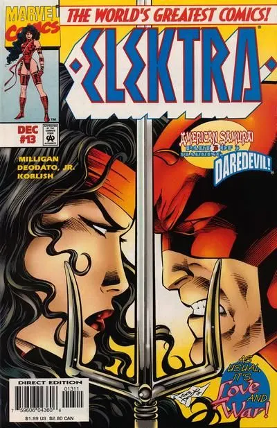 Elektra, Vol. 1 #13 comic book cover, 1997
