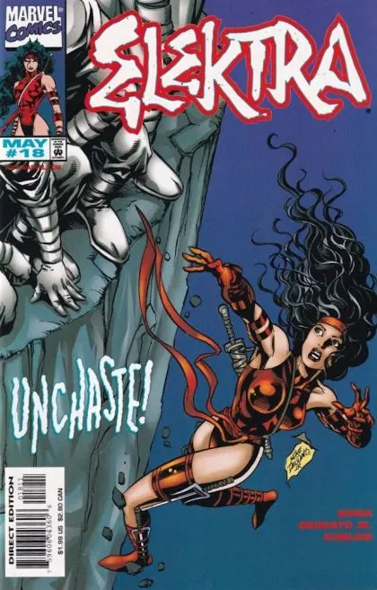 Elektra, Vol. 1 #18 comic book cover, 1998