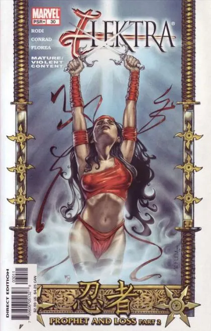 Elektra, Vol. 2 #30 Direct Edition comic book cover, 2004