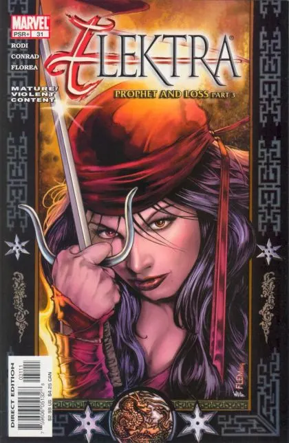 Elektra, Vol. 2 #31 Direct Edition comic book cover, 2004
