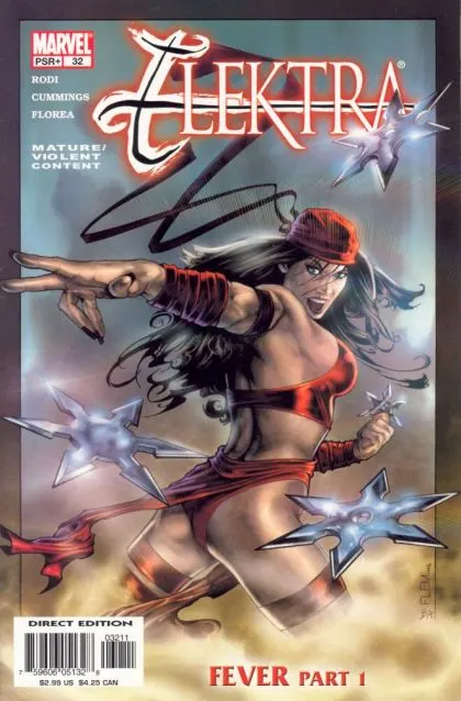 Elektra, Vol. 2 #32 Direct Edition comic book cover, 2004