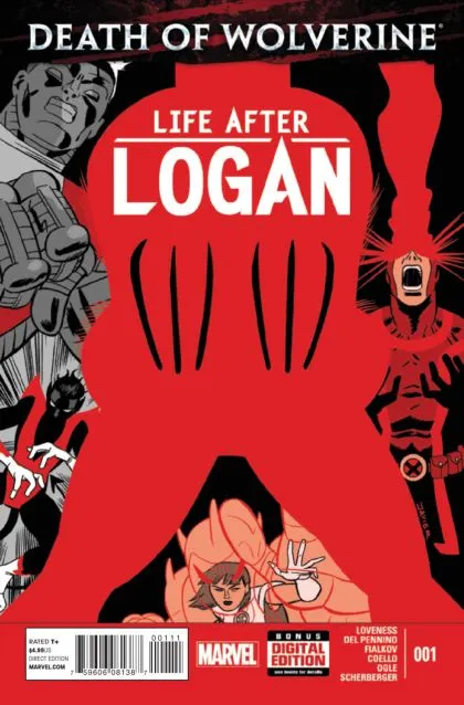 Death of Wolverine: Life After Logan #1 Regular Javier Pulido Cover comic book cover, 2015