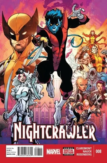 Nightcrawler, Vol. 4 #8 comic book cover, 2015