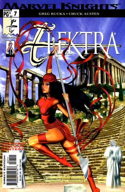 Elektra, Vol. 2 #7 Direct Edition comic book cover, 2002