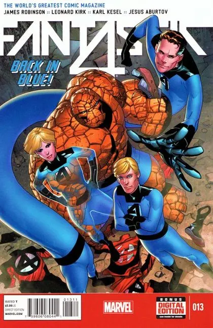 Fantastic Four, Vol. 5 #13 comic book cover, 2015