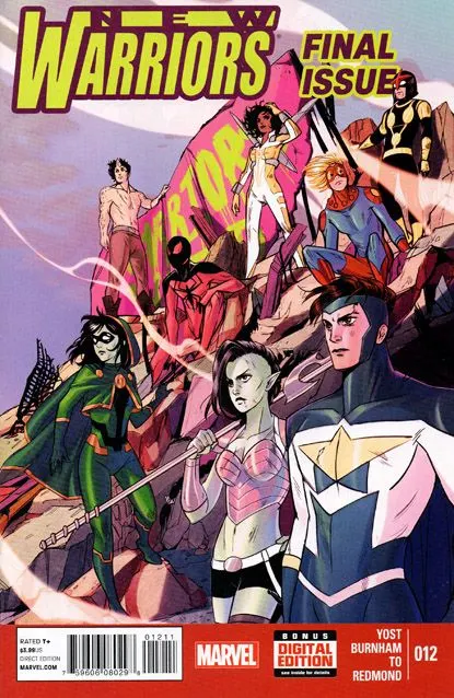 New Warriors, Vol. 5 #12 comic book cover, 2015