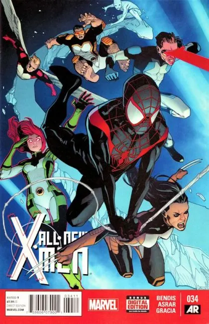 All-New X-Men, Vol. 1 #34 Regular Mahmud Asrar Cover comic book cover, 2015