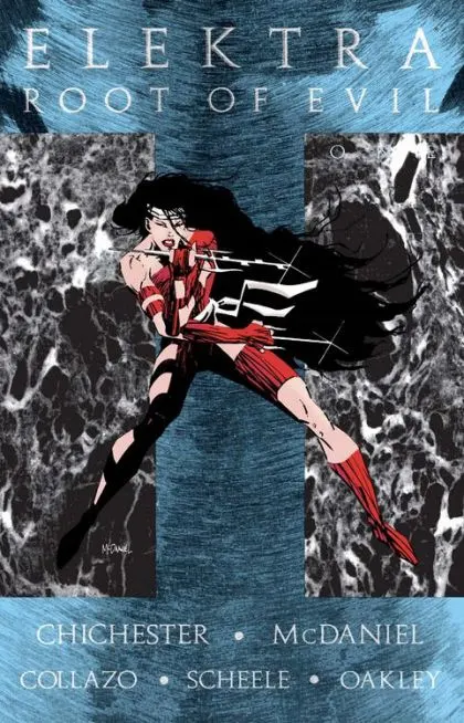 Elektra: Root of Evil #1 comic book cover, 1995