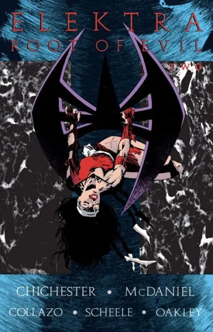 Elektra: Root of Evil #2 comic book cover, 1995