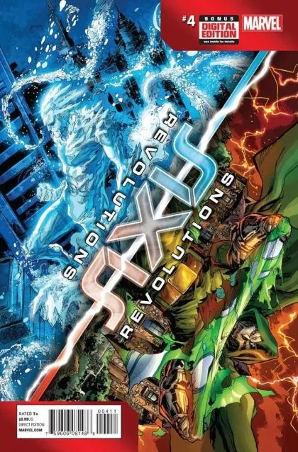 Axis Revolutions #4 comic book cover, 2015