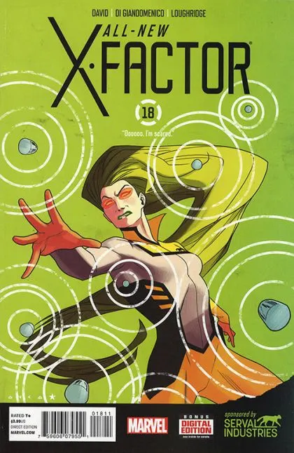 All-New X-Factor #18 comic book cover, 2015