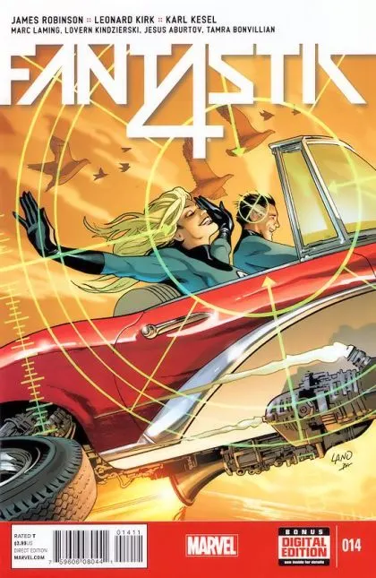 Fantastic Four, Vol. 5 #14 comic book cover, 2015