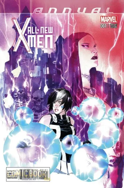 All-New X-Men Annual #1 Dustin Nguyen Variant comic book cover, 2015
