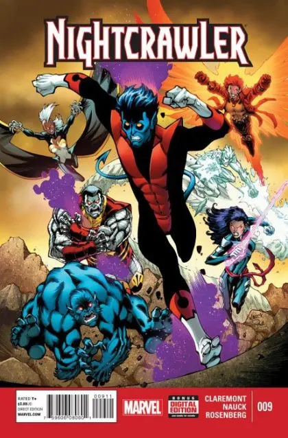 Nightcrawler, Vol. 4 #9 comic book cover, 2015