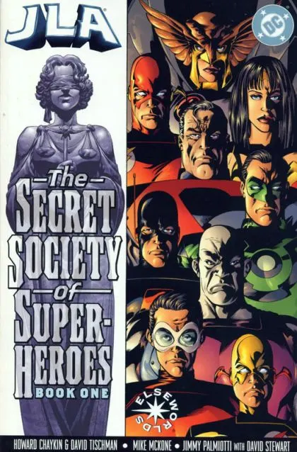 JLA: Secret Society of Super-Heroes #1 comic book cover, 2000