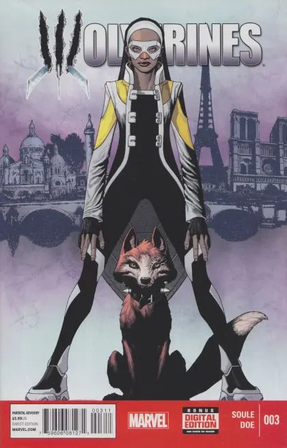 Wolverines #3 Regular Andy Clarke Cover comic book cover, 2015