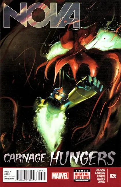 Nova, Vol. 5 #26 comic book cover, 2015